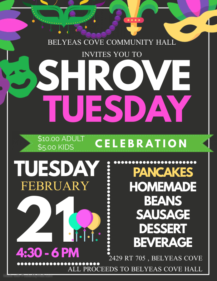 Shrove Tuesday Advertisement
